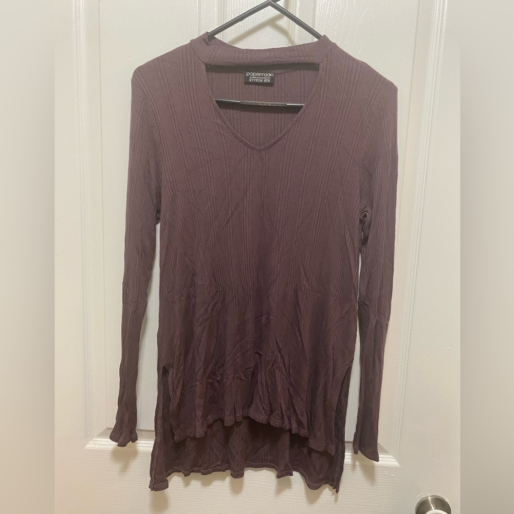 Long sleeve mauve shirt